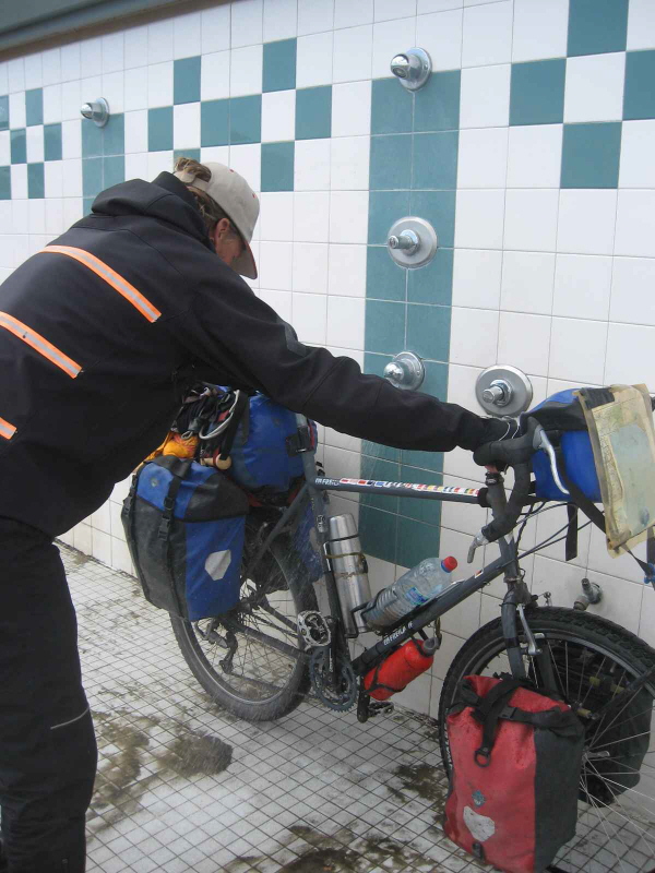 Stranddusche muss sein